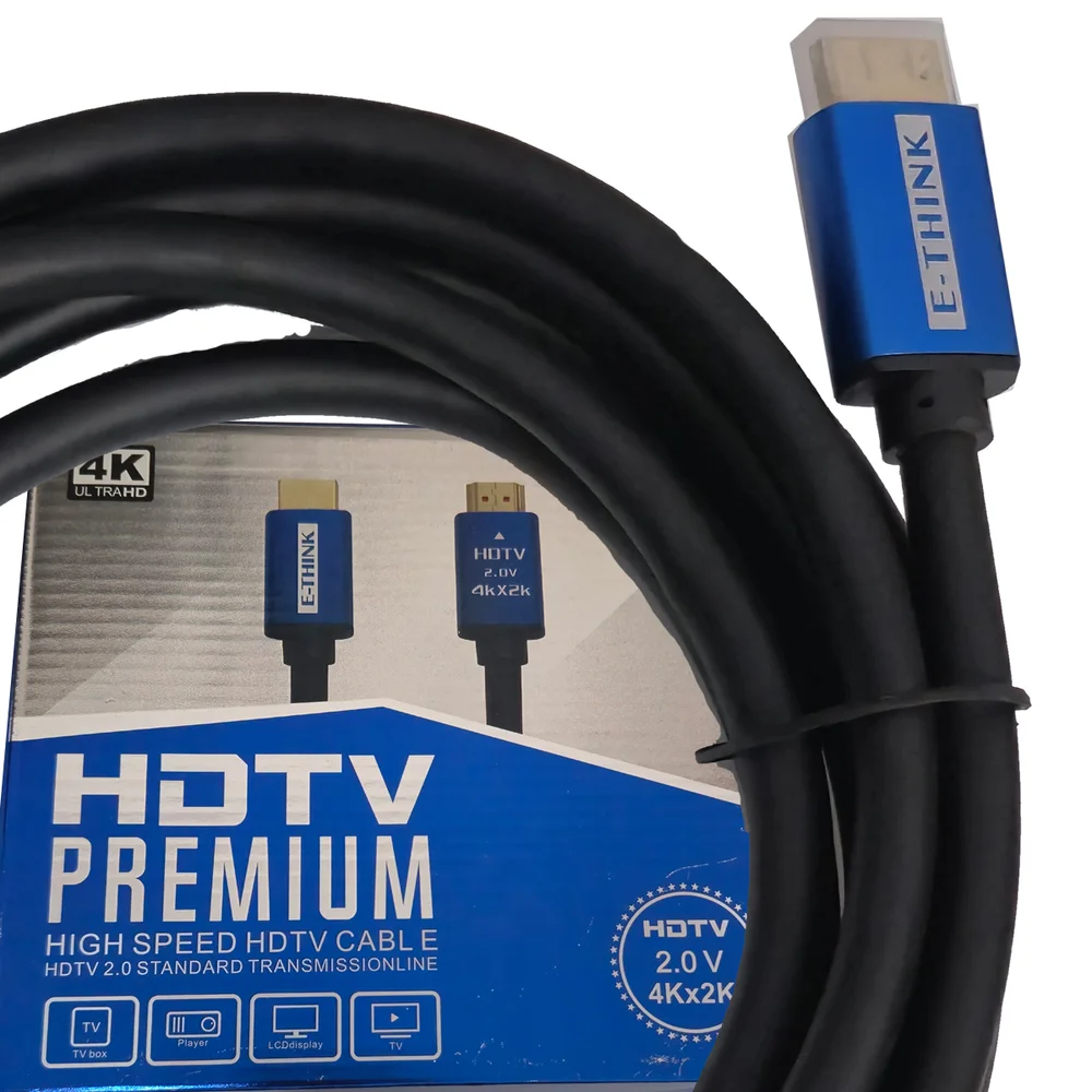 Imagem 5 de 5 do produto Cabo HDMI 2.0 4k Full Hd M X M 2 Metros PREMIUM