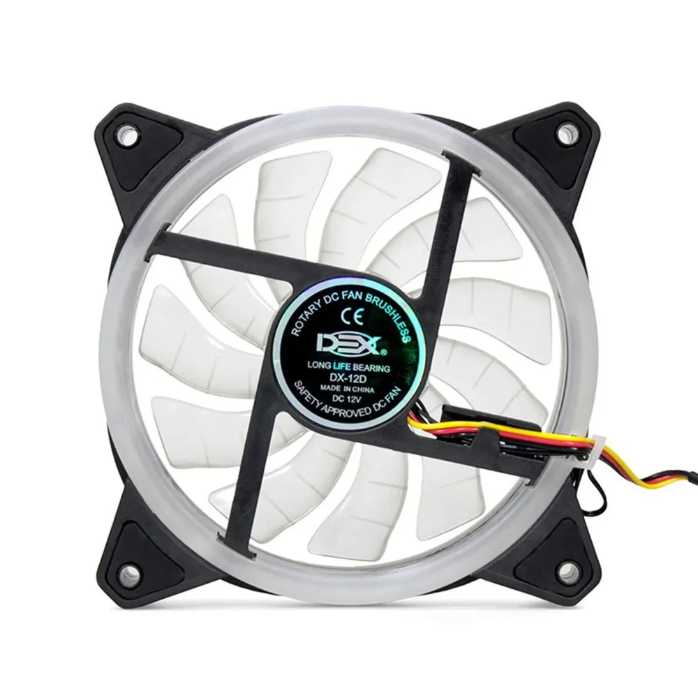 Cooler Dupla Face Gabinete 120mm LED Dex - Dx-12d - Branco 4