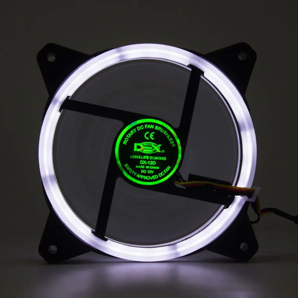 Cooler Dupla Face Gabinete 120mm LED Dex - Dx-12d - Branco 5