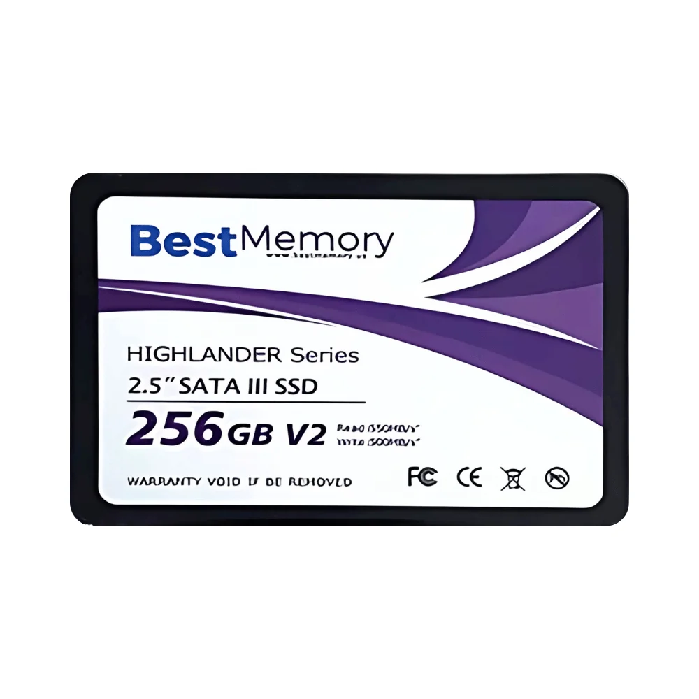 Imagem 4 de 4 do produto Hd SSD Best Memory Highlander 256gb, Sata Iii, 2.5", Leitura Até 550 Mb/s - Gravação Até 500 Mb/s