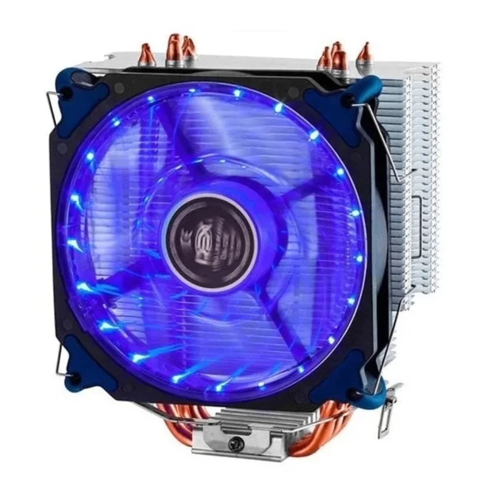 Cooler Para Cpu Universal Com 21 Leds Azul Dx-2021 socket 1366/ 1150/ 1156/ 775 - AMD: FM2+/ FM2/ FM1/ AM3+/ AM3/ AM2+/ 6