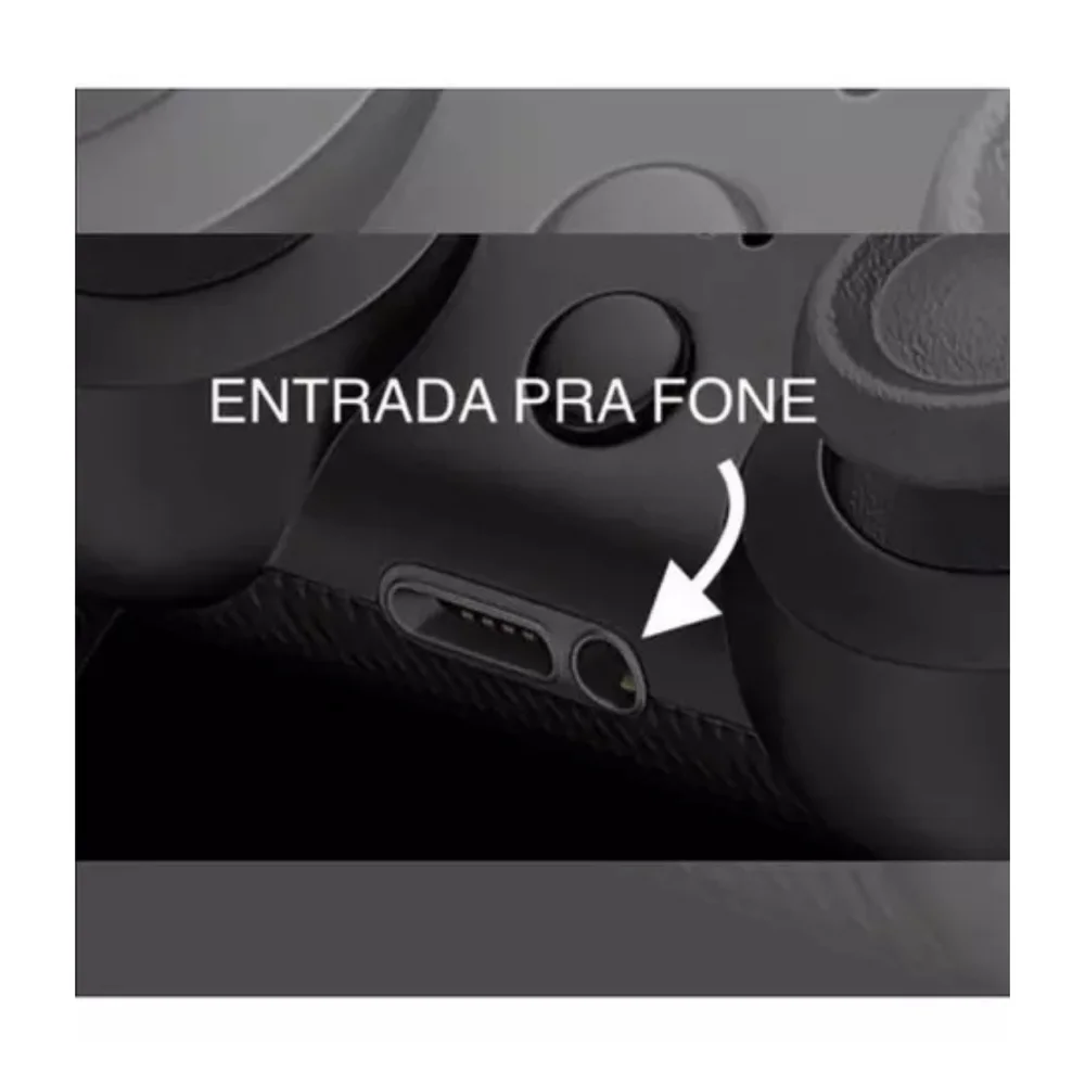 Imagem 5 de 5 do produto Kit 2 Controles Sem Fio Para Ps4 PC Com Cabo 1m Micro Usb