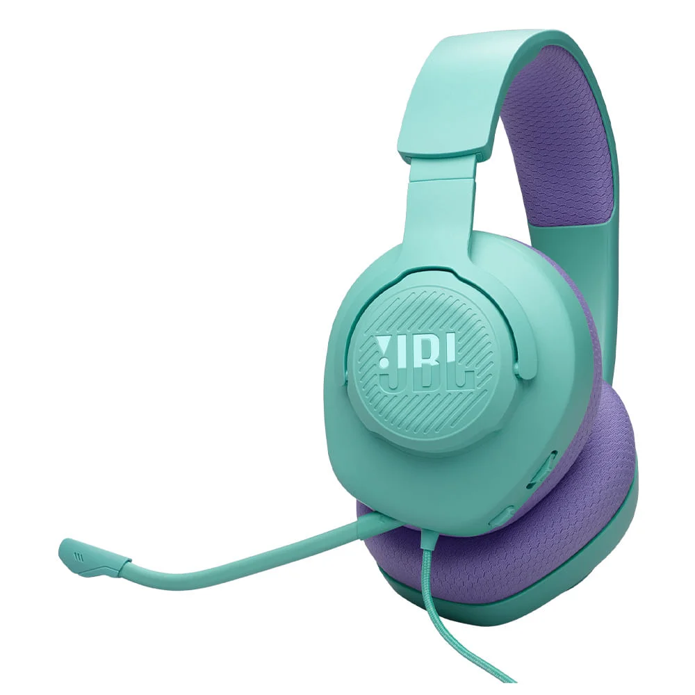 Imagem 5 de 5 do produto Headset Gamer Jbl Quantum 100m2 (jblqtum100m2cyn) Ciano