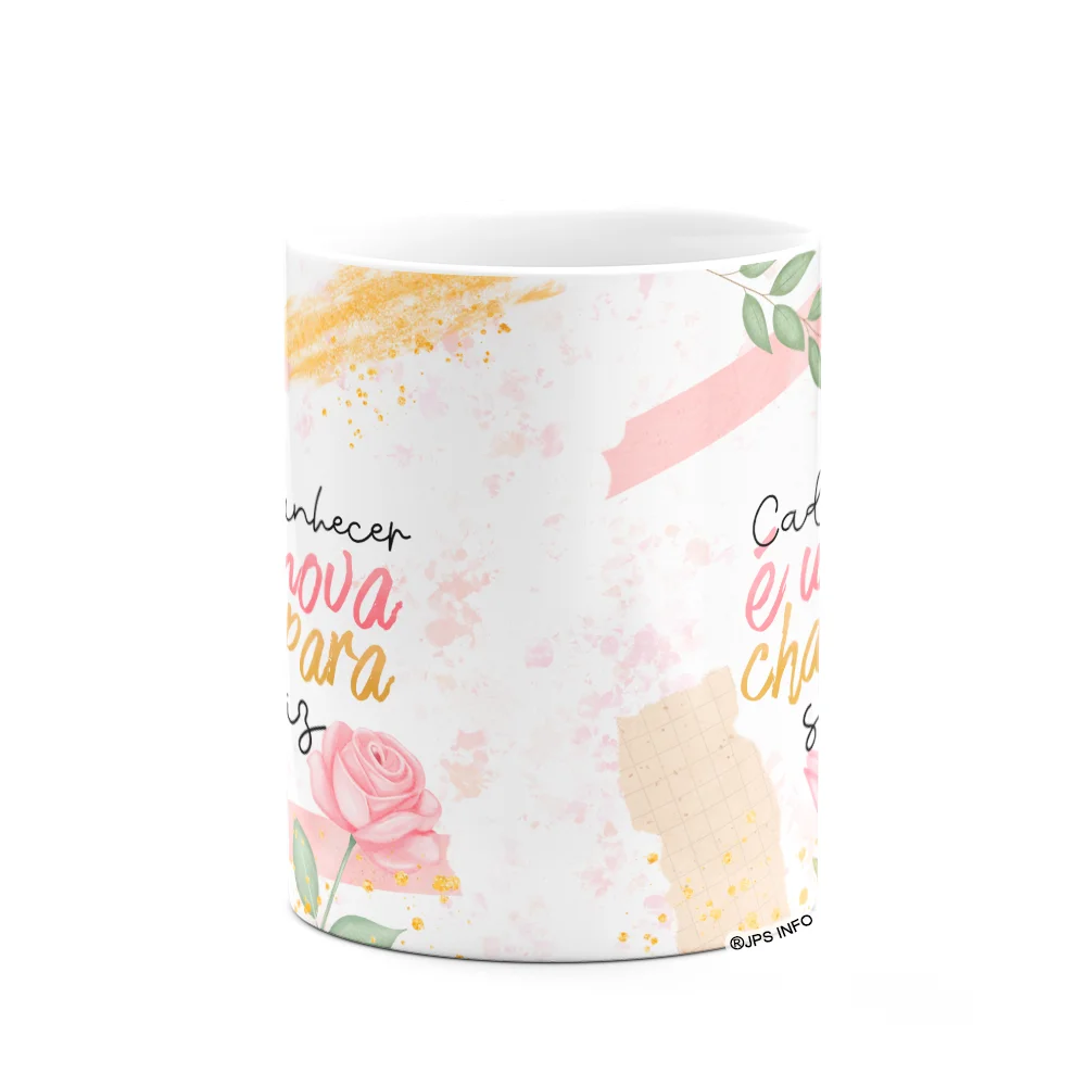 Imagem 2 de 3 do produto Caneca Motivação - Sempre Uma Nova Chance Para Ser Feliz