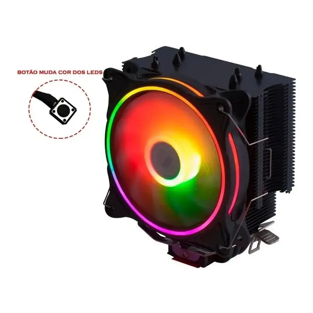 Cooler Para Processador Intel Amd 120mm Tdp 130w Dx-2019 5
