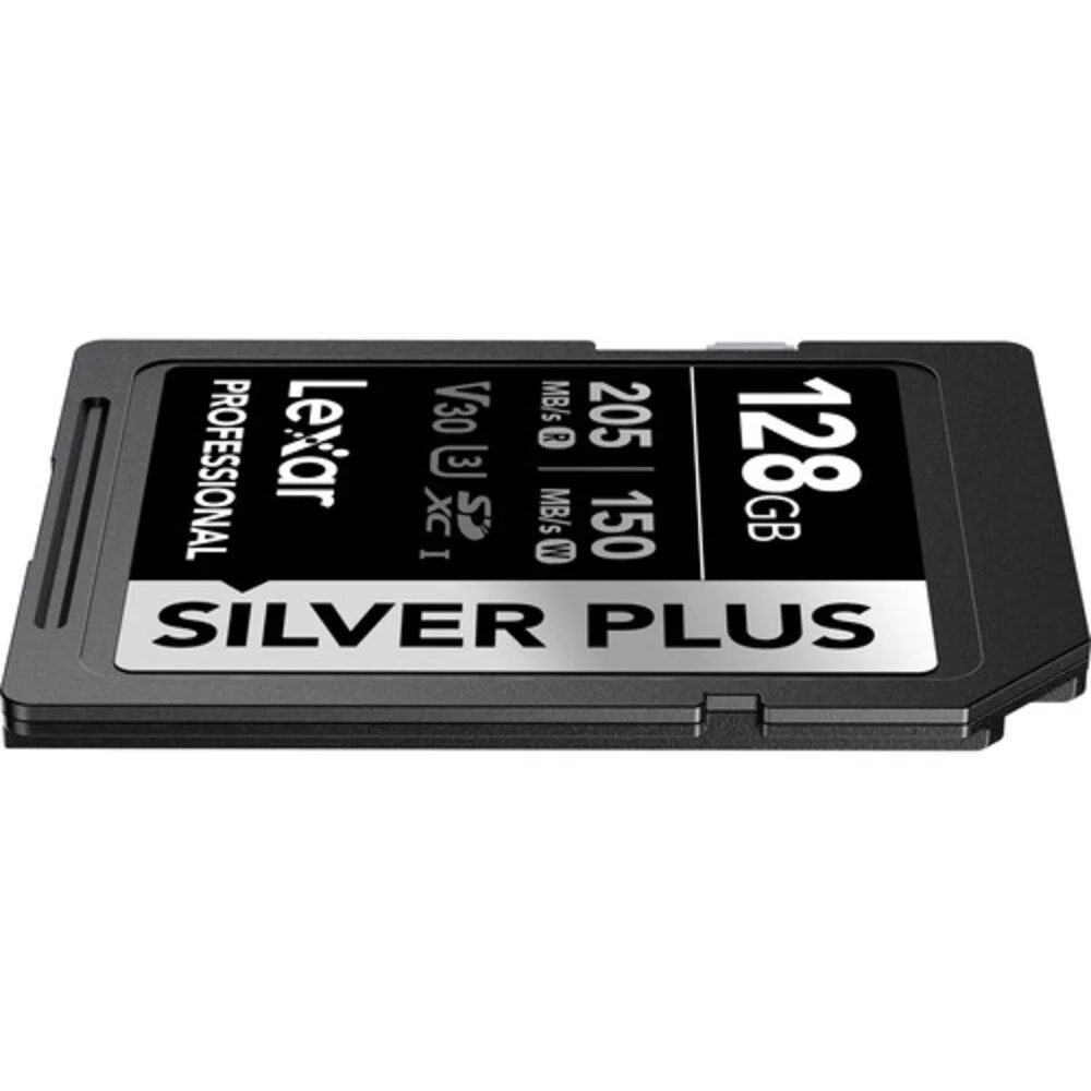 Imagem 4 de 5 do produto Cartão Memória Lexar Sd Xc 128GB 205mb/s Uhs-i V30 Silver Plus Lsdsipl128g-bnnnu