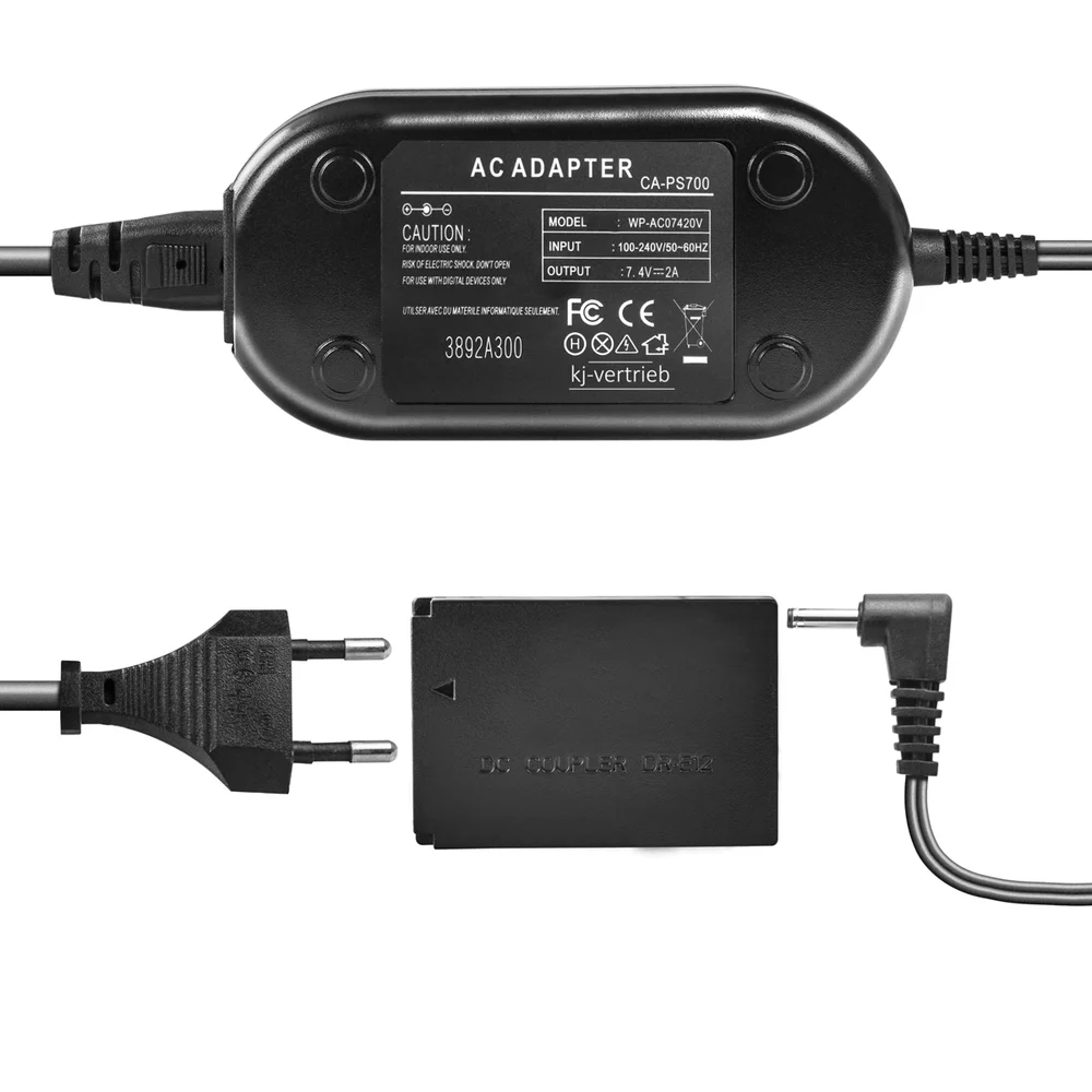 Imagem 5 de 5 do produto Adaptador Ca Ack-e15 Com Acoplador Dummy Dr-e15 Para Canon Sl1 / 100d (bivolt)