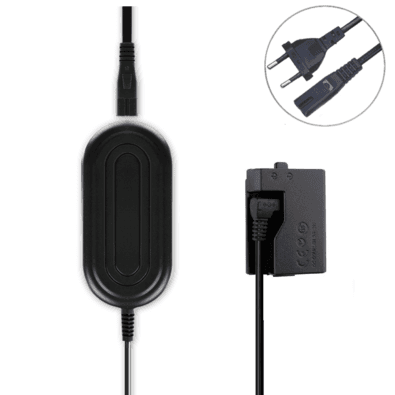 Adaptador Ca Ack-e10 Com Acoplador Dc Dr-e10 Para Bateria Canon Lp-e10 (bivolt)