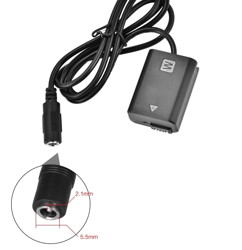 Imagem 4 de 5 do produto Adaptador Dummy Acoplador Dc Pw20 / Bateria Np-fw50 Para Sony