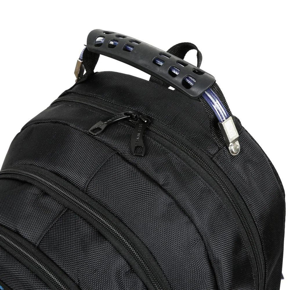 Imagem 2 de 5 do produto Mochila Preta Executiva Para Notebook (modelo: Saturno)