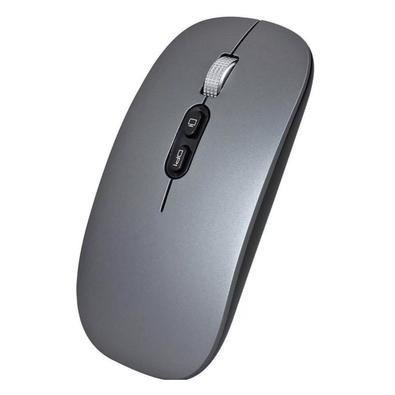 Mouse Sem Fio Bluetooth Wireless Recarregável E-1300 Pro Prata