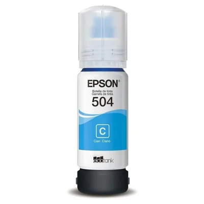 Refil De Tinta Epson Para Ecotank T504222-br Ciano