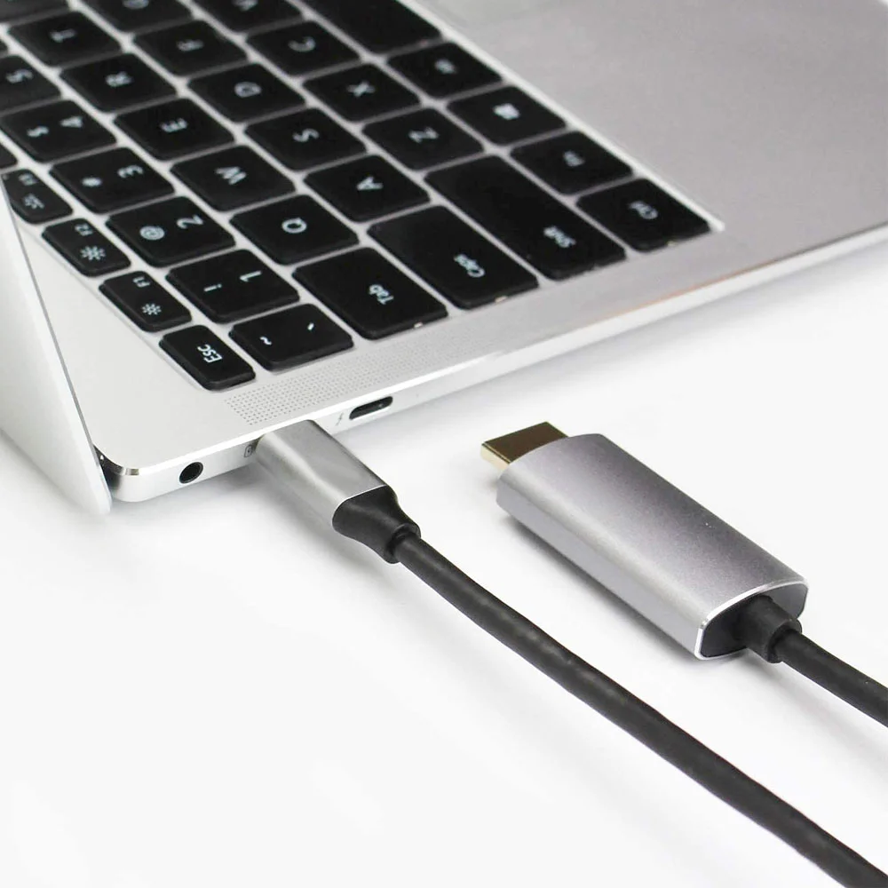 Imagem 4 de 5 do produto Cabo Usb-c Para HDMI 4k 30hz 2 Metros Thunderbolt 3 HDMI 4k