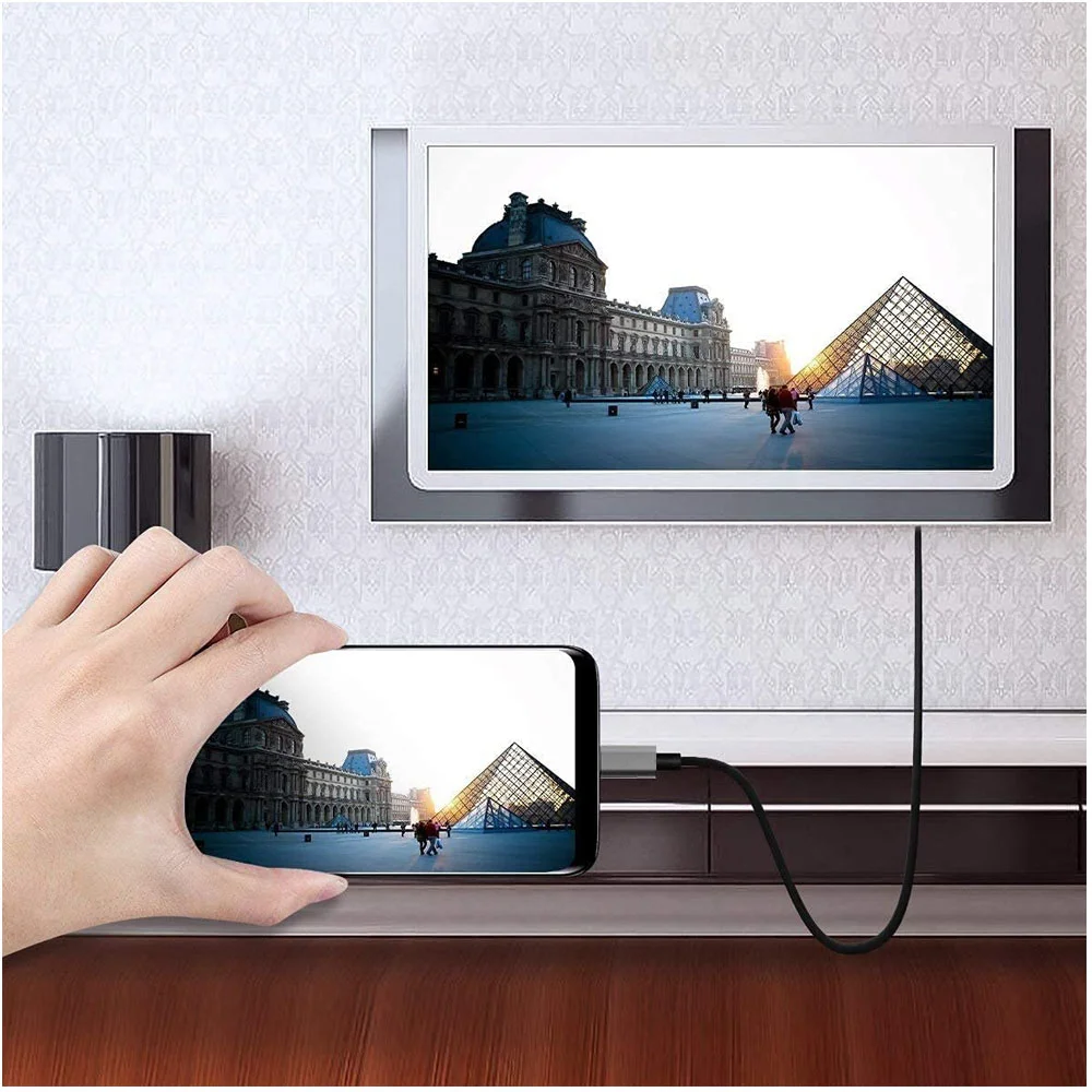 Imagem 5 de 5 do produto Cabo Usb-c Para HDMI 4k 30hz 2 Metros Thunderbolt 3 HDMI 4k