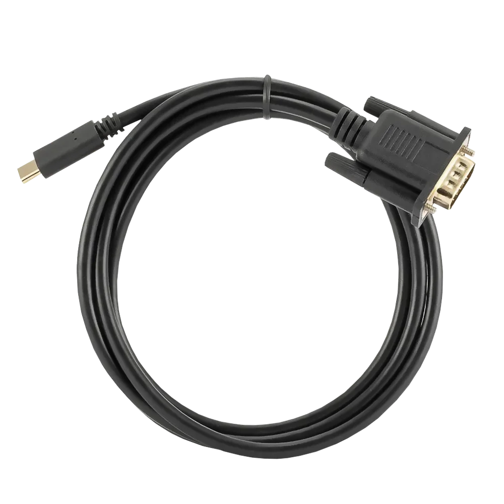 Imagem 4 de 4 do produto Cabo Conversor Usb-c Para Vga - 1.8 Metros - Chipset Interno - Full Hd (usb-c M X Vga M) - Comtac