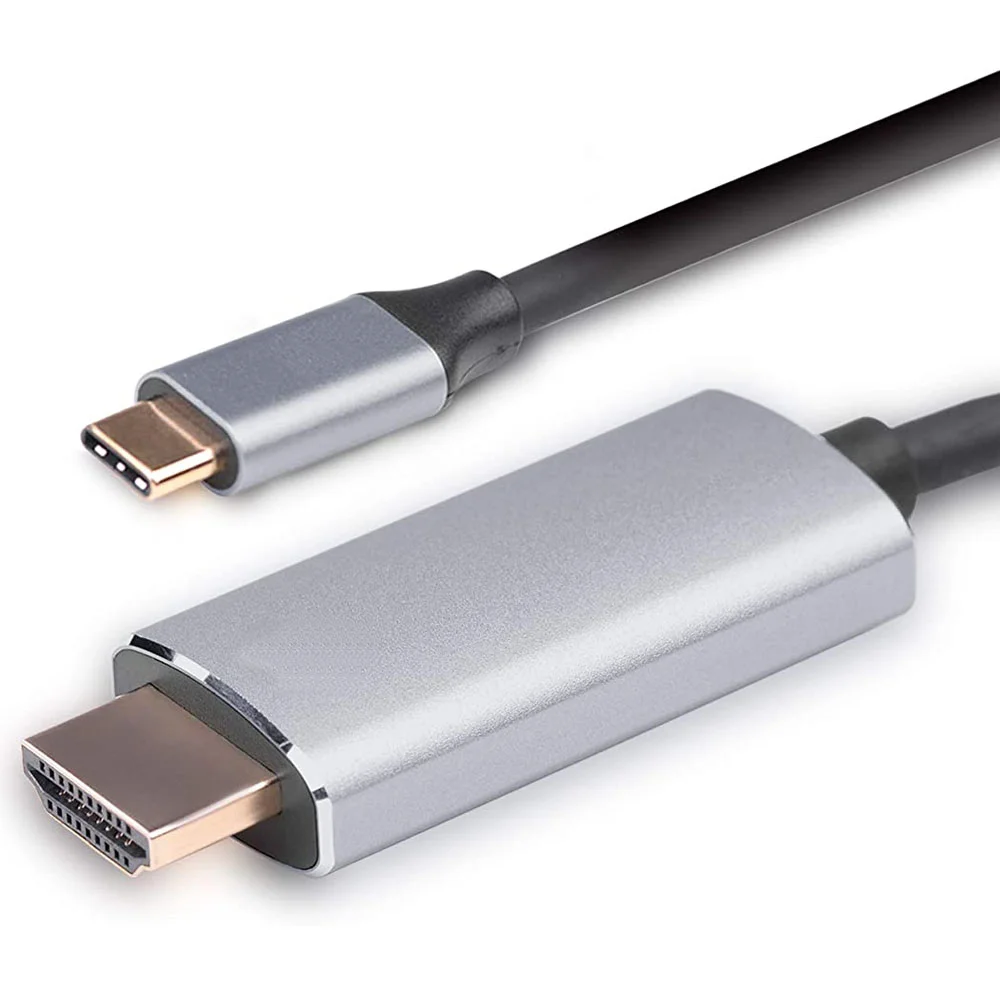 Imagem 4 de 5 do produto Cabo Usb-c Para HDMI 4k 60hz 2 Metros Thunderbolt 3 HDMI 4k