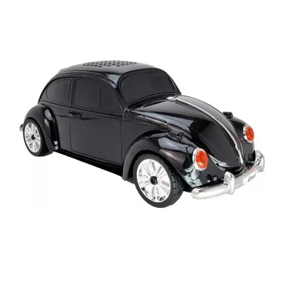 Caixa De Som Bluetooth Portátil Miniatura De Fusca (preto)