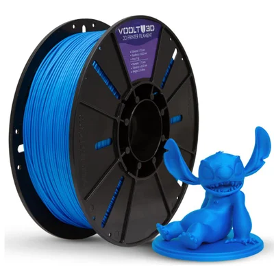 Filamento Para Impressora 3d - Pla Azul Velvet - 1kg - 1,75mm - Voolt3d