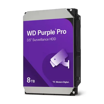 Hd WD Purple Pro Surveillance, 8tb, 3.5", 7200rpm, 256mb, Sata 6gb/s - Wd8002purp