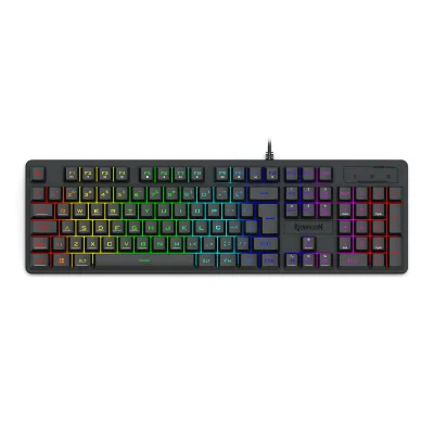 Teclado Membrana Gamer Redragon Netherbane K521-RGB C/fio Abnt2 Preto