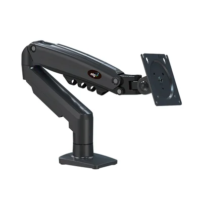 Suporte Articulado De Mesa Com Pistão A Gás Para Monitores De 17 À 35 " - Novo Design - Elg F80n Cor:matte Charc