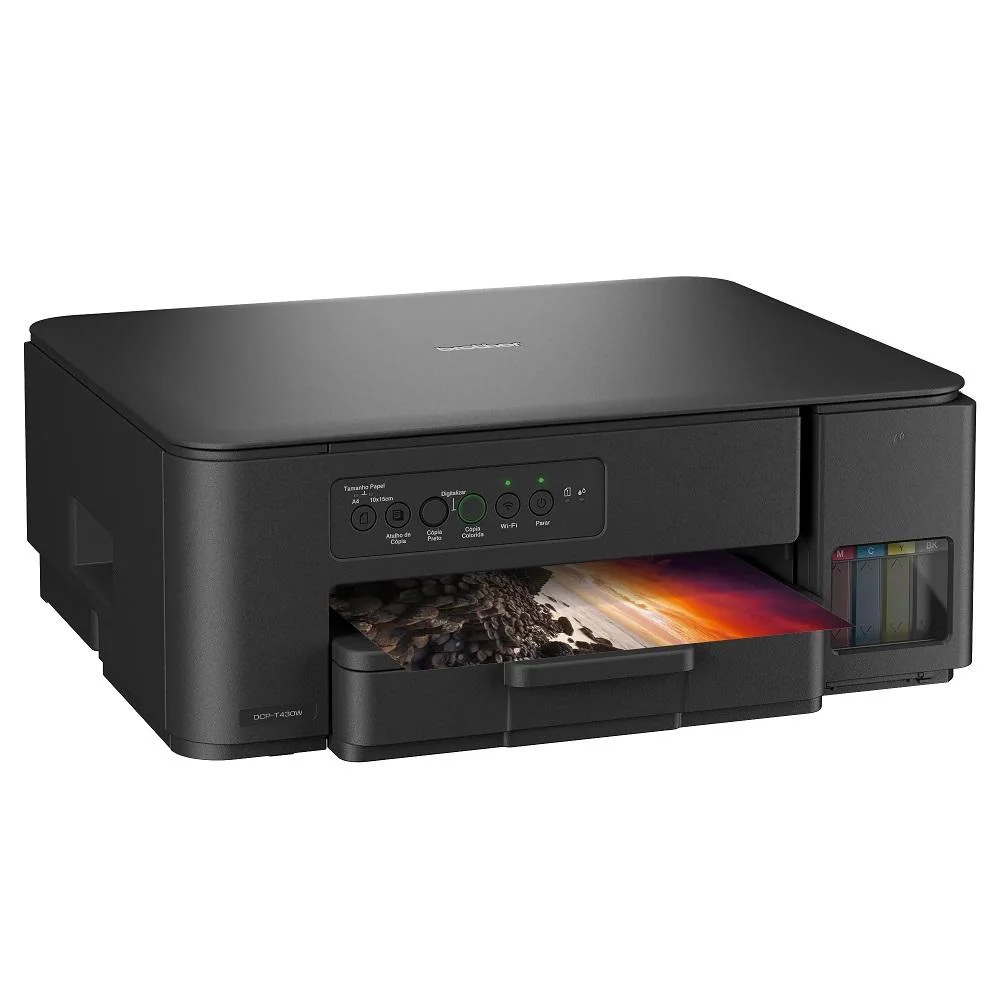 Imagem 2 de 5 do produto Multifuncional Tanque De Tinta Dcp-t430w , Wi-fi, Bivolt