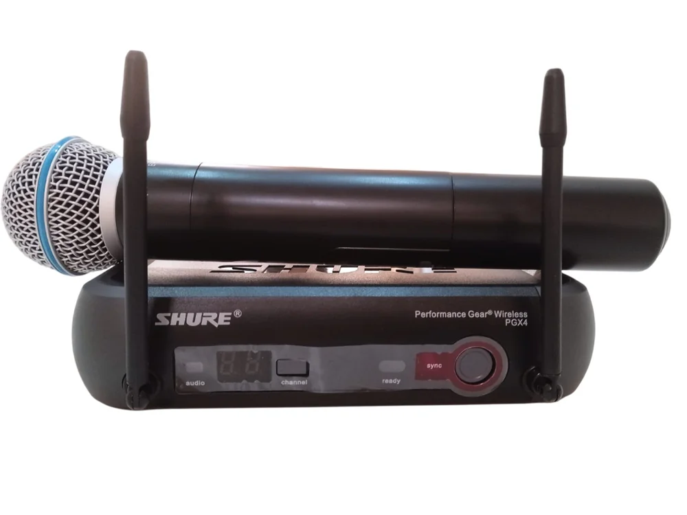 SHURE PGX4 ギター　ワイヤレスシステム KaBuM Aperte o K e evolua em Tecnologia e Games