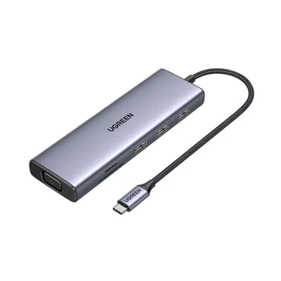 Hub Usb-c 9 Em 1 Usb-a 3.0 De Carga 100w HDMI 4k @30hz Rj45