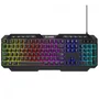 Teclado Gamer Fortrek Shortcut, Rainbow, Membrana, Full Size, Abnt2, Preto
