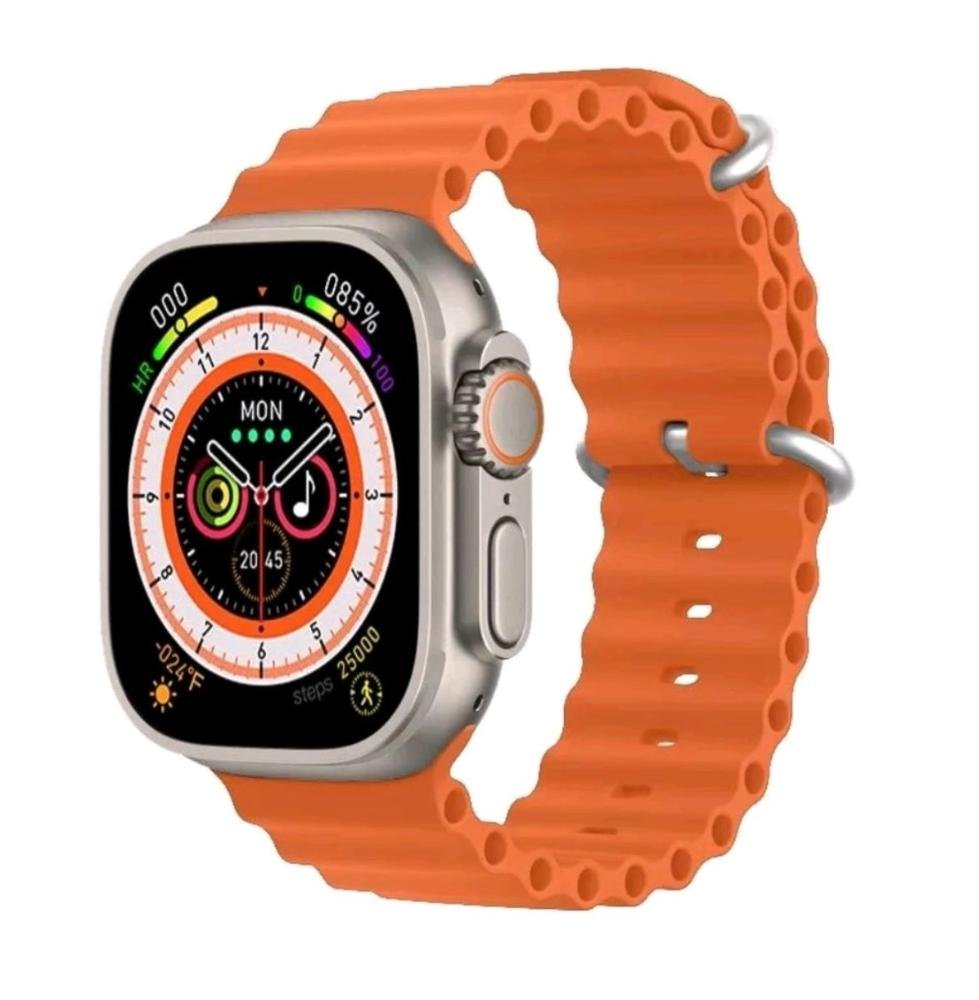 Relógio Digital Smartwatch Watch 8 Ultra 49mm Multiira Oceano Laranja