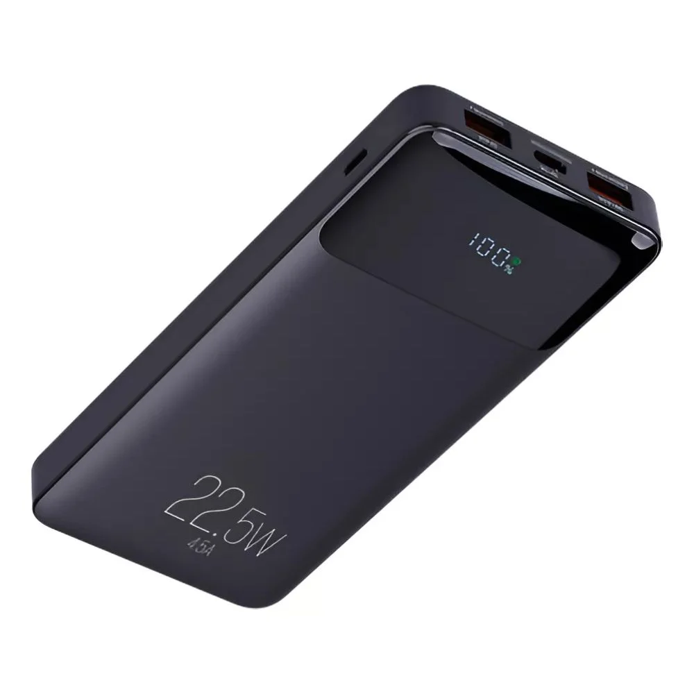 Imagem 5 de 5 do produto Power Bank Carregador Portátil, Display Indicador, 10200mah 22.5w, Turbo, Preto, Pb102bk, Elg