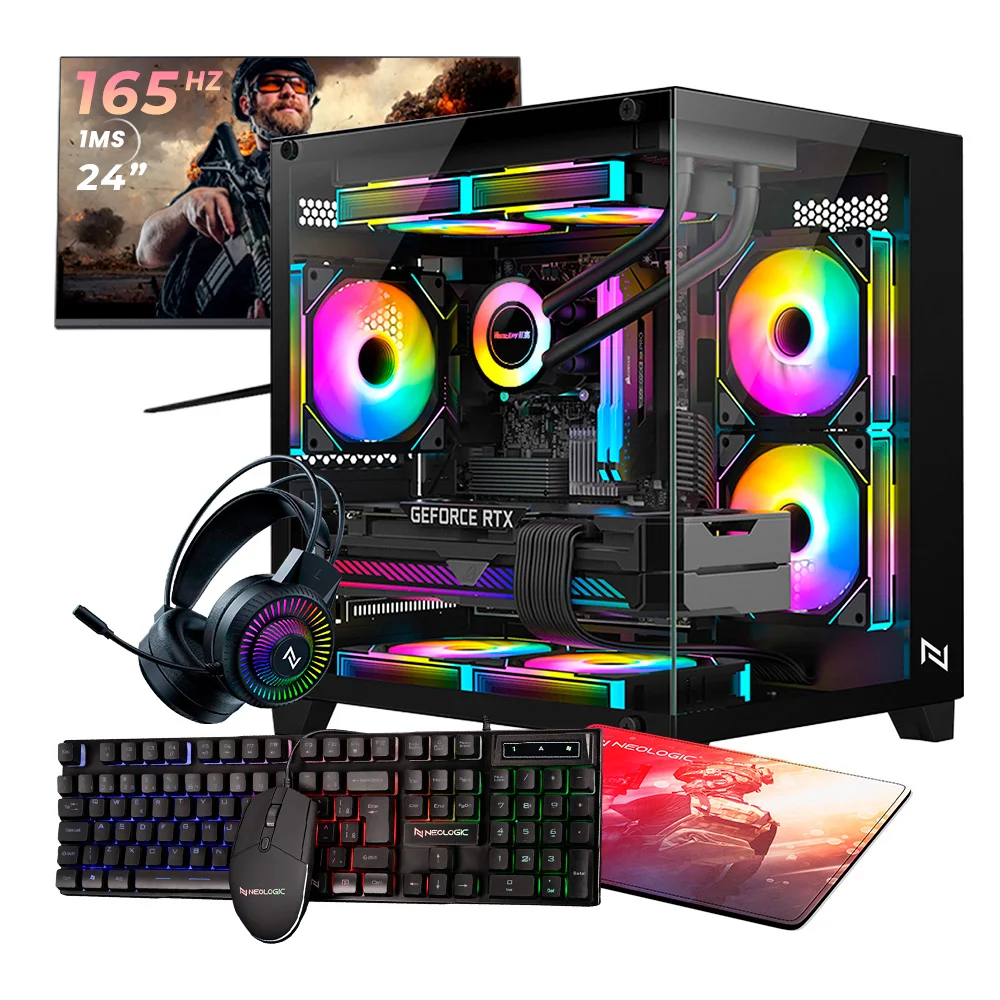 PC Gamer Completo Ryzen 5 5600gt, 16gb 3200mhz, (radeon Vega 7 Integrado), A520m Dx, SSD 1TB, 500w 80 Plus, 3 Fans RGB, Balão.info - Nli89025