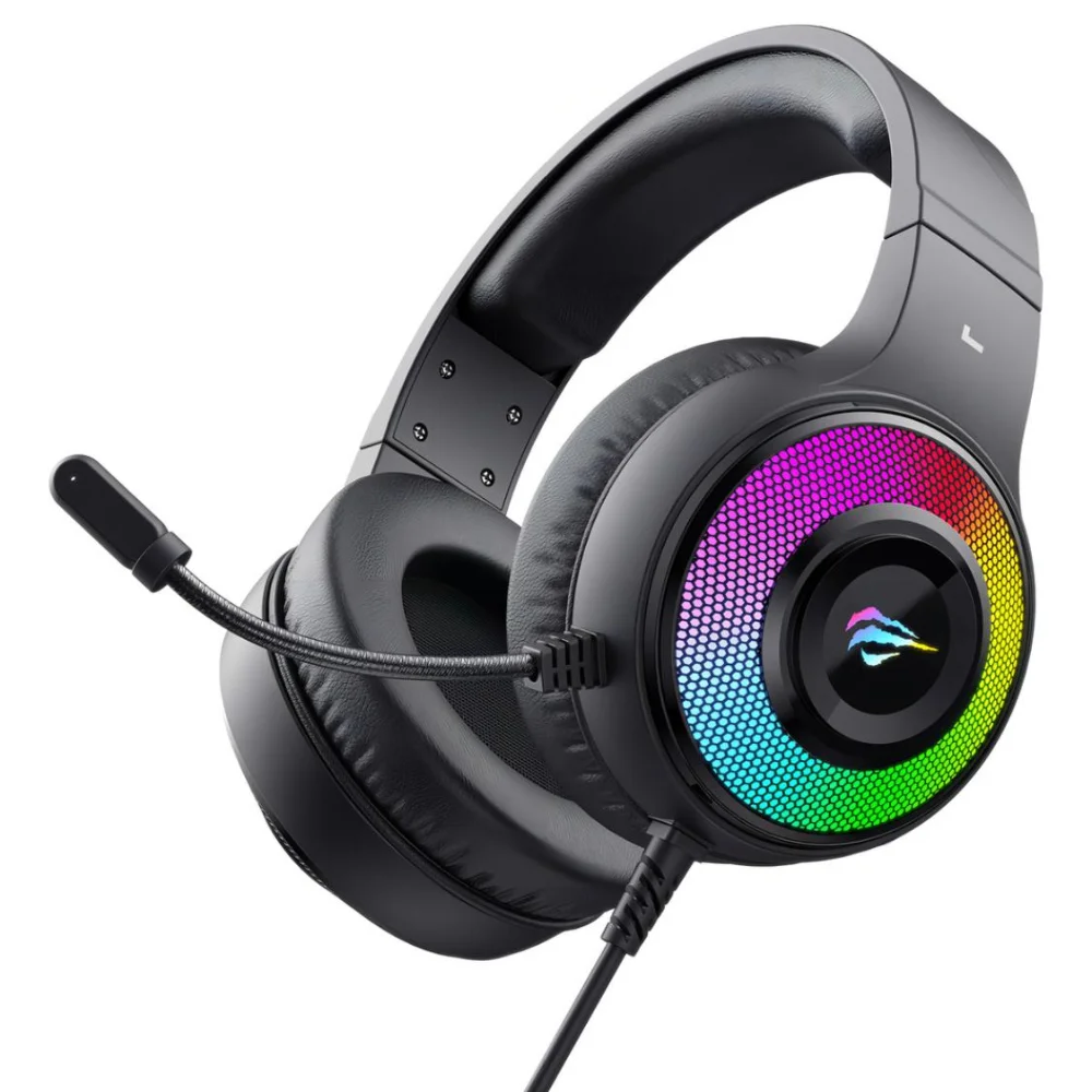 Headset Gamer Havit H2042d Ps4/ps5/xbox/pc 3.5mm/usb Luz RGB