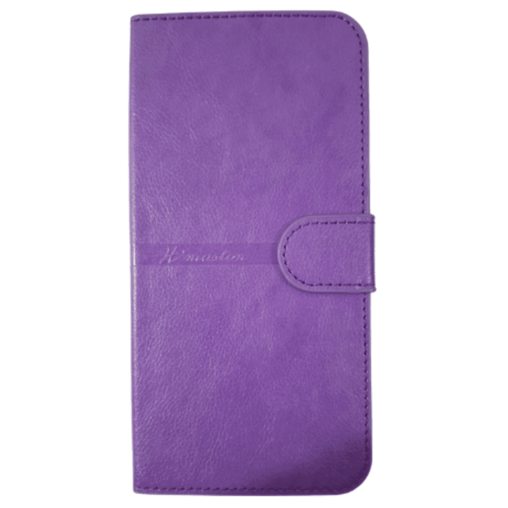 Imagem 1 de 3 do produto Capa Carteira Compatível Com Xiaomi Poco C65 (tela De 6.74) Capinha Case Cor:roxo