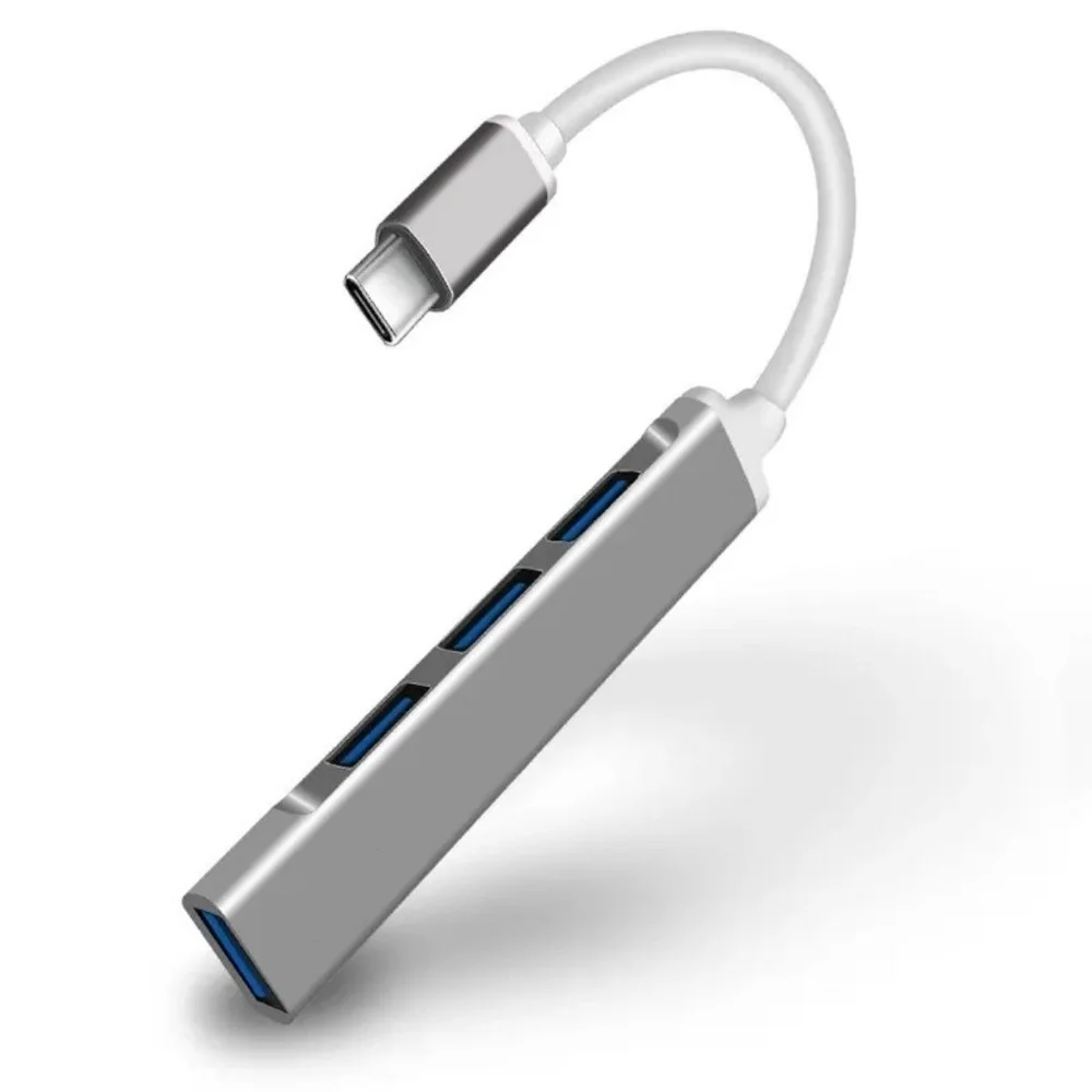 Imagem 1 de 5 do produto Hub Tipo C Com 4 Portas Usb.