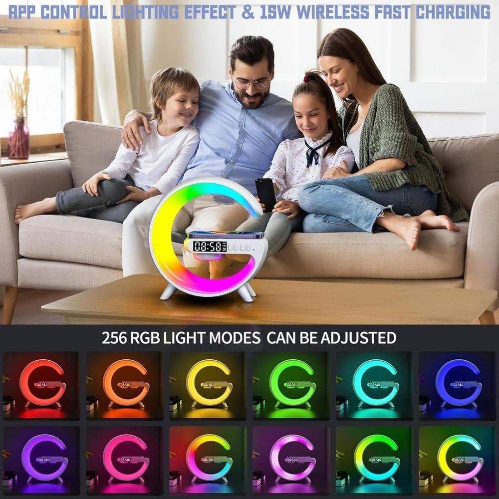 Imagem 2 de 4 do produto Caixa De Som Bluetooth Com Carregador Por Indução