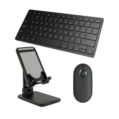 Teclado + Mouse E Suporte Para Tablet S9 S9 Fe Plus