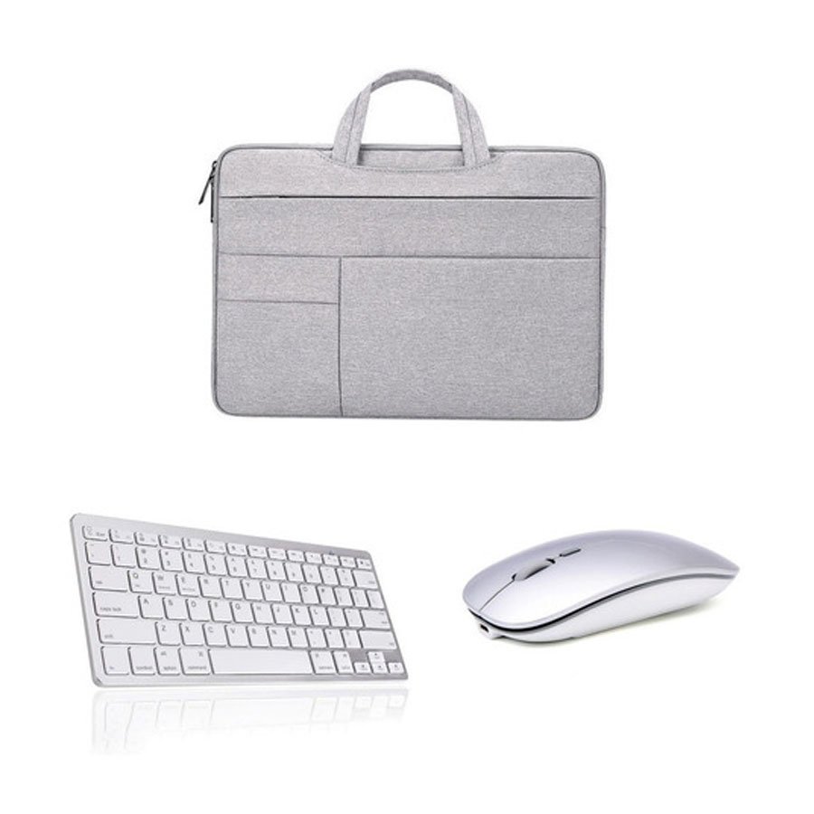 Teclado Bluetooth + Mouse Bluetooth E Bolsa P Macbook Air 13