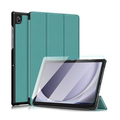 Kit Capa + Pelicula Vidro Para Tablet A9 Plus 11 X216 X210 Cor Azul-turquesa
