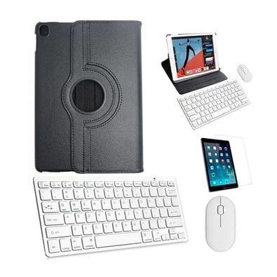 Capa Preta, Teclado Mouse Branco ,pel Para Tablet Pad 5 11