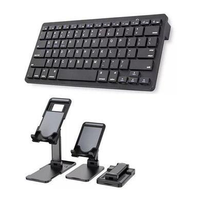 Teclado Bluetooth P/galaxy A8 X200/x205 10,5+ Sup Preto