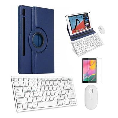 Capa 360 Azul Tecl/mou/p Branco P/galaxy Tab S7 Fe T735 12,4