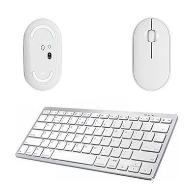 Mouse, Teclado Bluetooth Para Tablet Pad 5 11 Branco