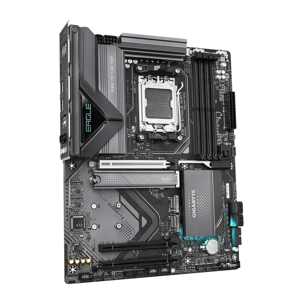 Placa Mãe Gigabyte X870 Eagle Wifi7, Amd Am5, Atx, Bluetooth, Ddr5 - X870 Eagle Wifi7 Placa Mãe Gigabyte X870 Eagle Wifi7, Amd Am5, Atx, Bluetooth, Ddr5 - X870 Eagle Wifi7