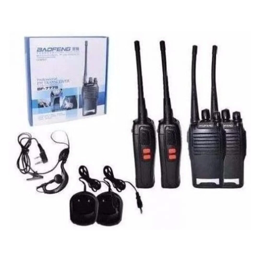 Imagem 3 de 4 do produto Radio Comunicador Walkie Talkie Bf777s Baofeng Homologação: 26861811346