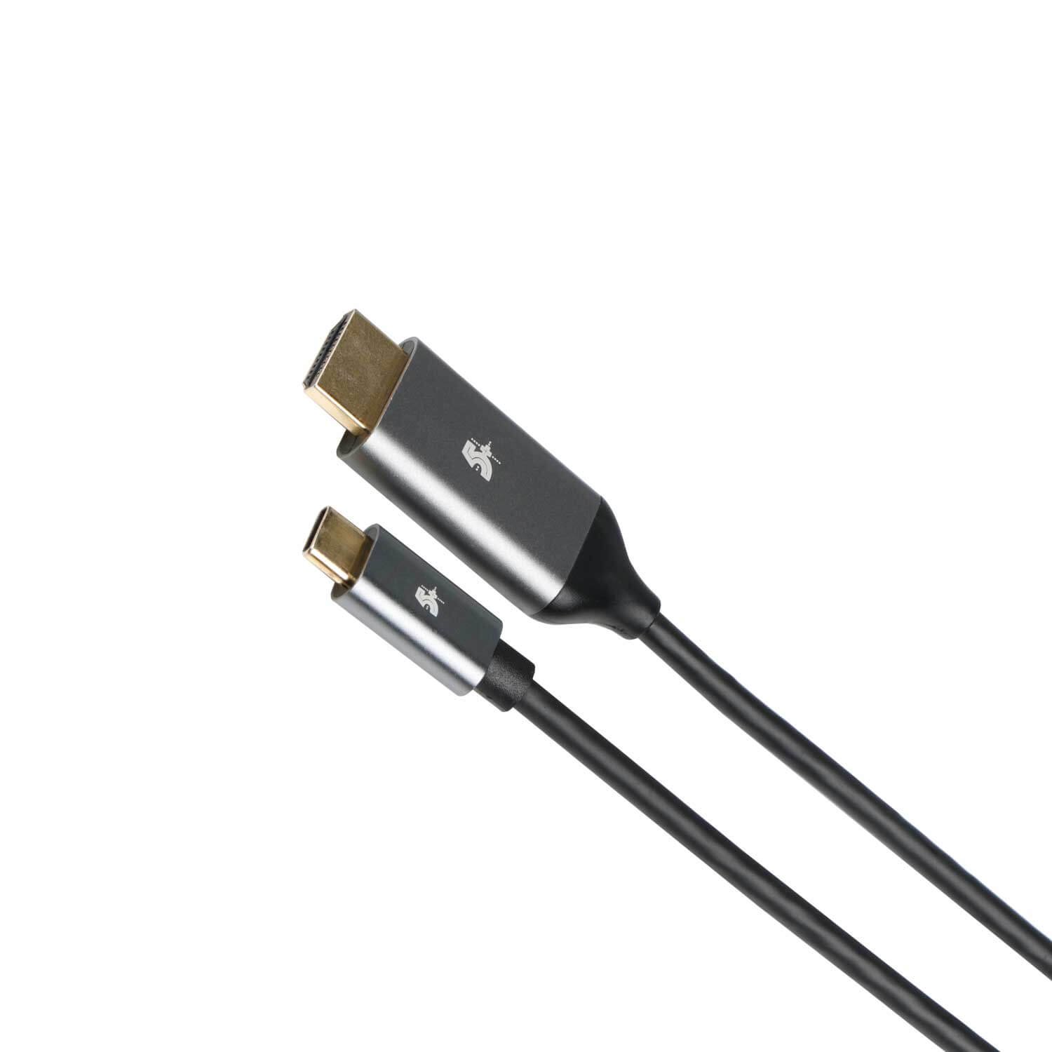 Cabo Usb 4.0 Tipo C Para HDMI Macho - 4k 120hz - 1,8 Metro