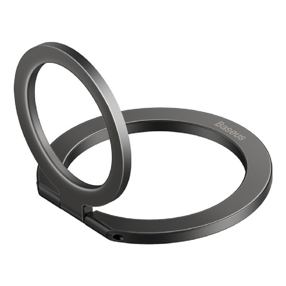 Suporte Celular Magnético Adesivo Telefone Anel Iphone 12 13 Dedo Metal Prático - Preto