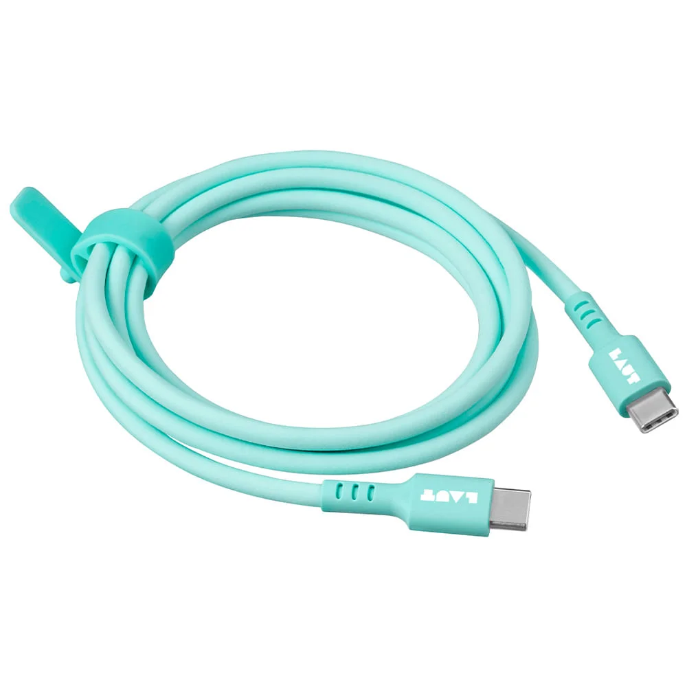 Imagem 2 de 3 do produto Cabo Links Reforçado Para Usb-c Em Silicone Verde - Laut - Ltlkcc - Na