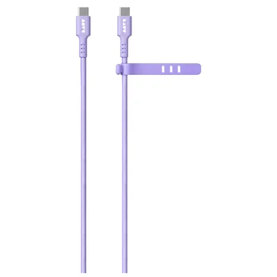 Cabo Links Reforçado Para Usb-c Em Silicone Violeta - Laut - Ltlkcc - Na