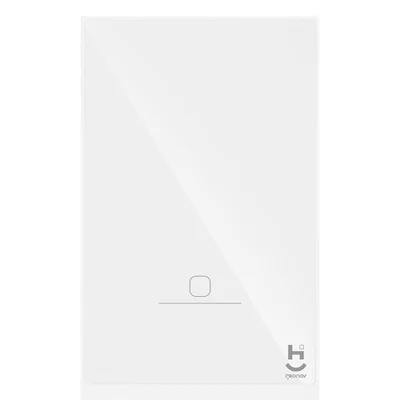 Interruptor Inteligente 1 Tecla Conexão Zigbee Compatível Com Assistente De Voz, Ios E Android Branco - Geonav